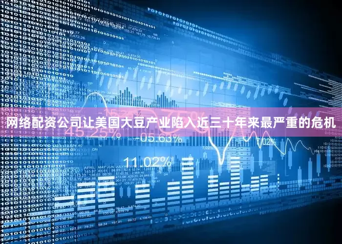 网络配资公司让美国大豆产业陷入近三十年来最严重的危机